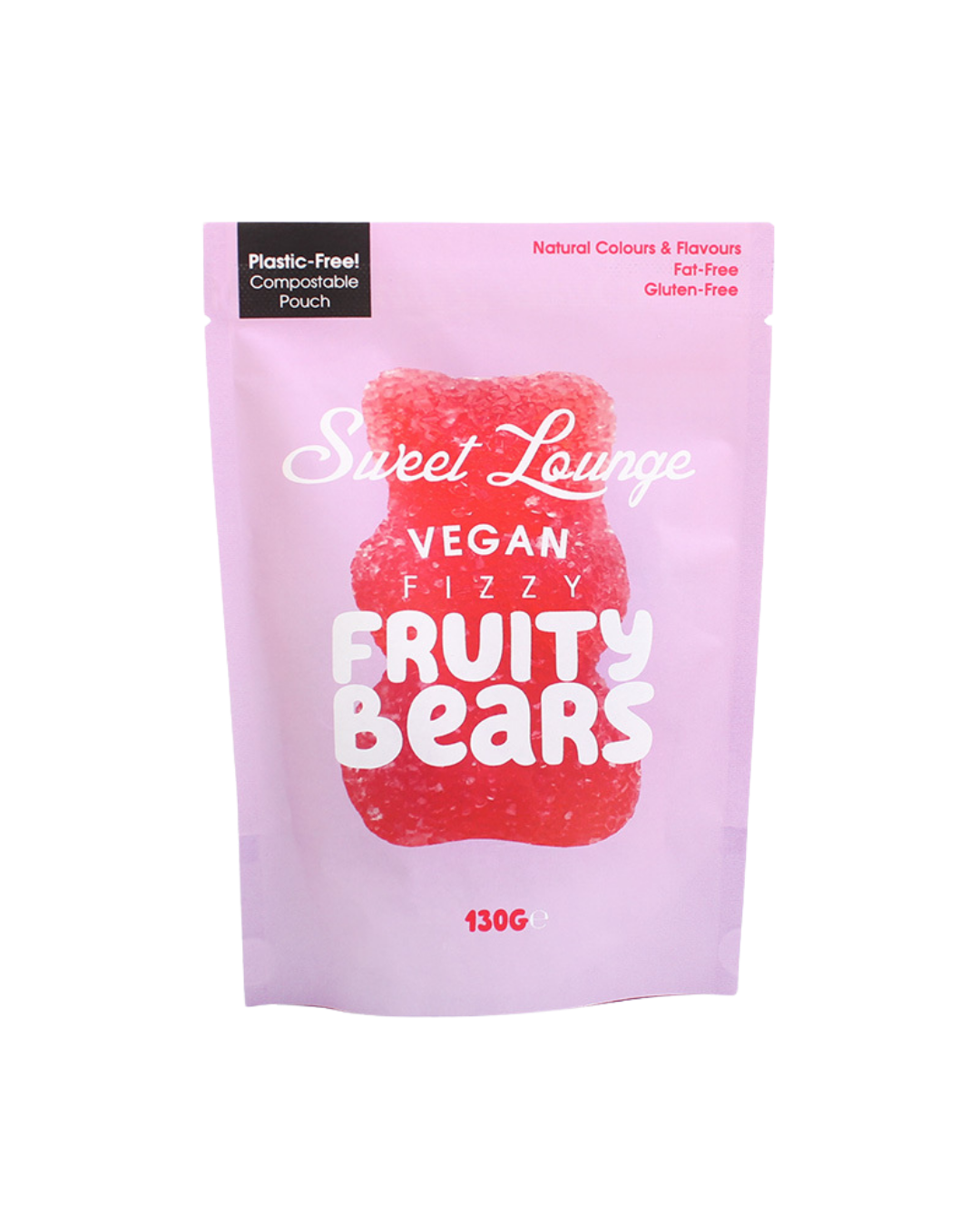 Sweet Lounge Vegan Fizzy Fruity Bears 130g