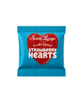 Sweet Lounge Vegan Fizzy Strawberry Hearts 25g