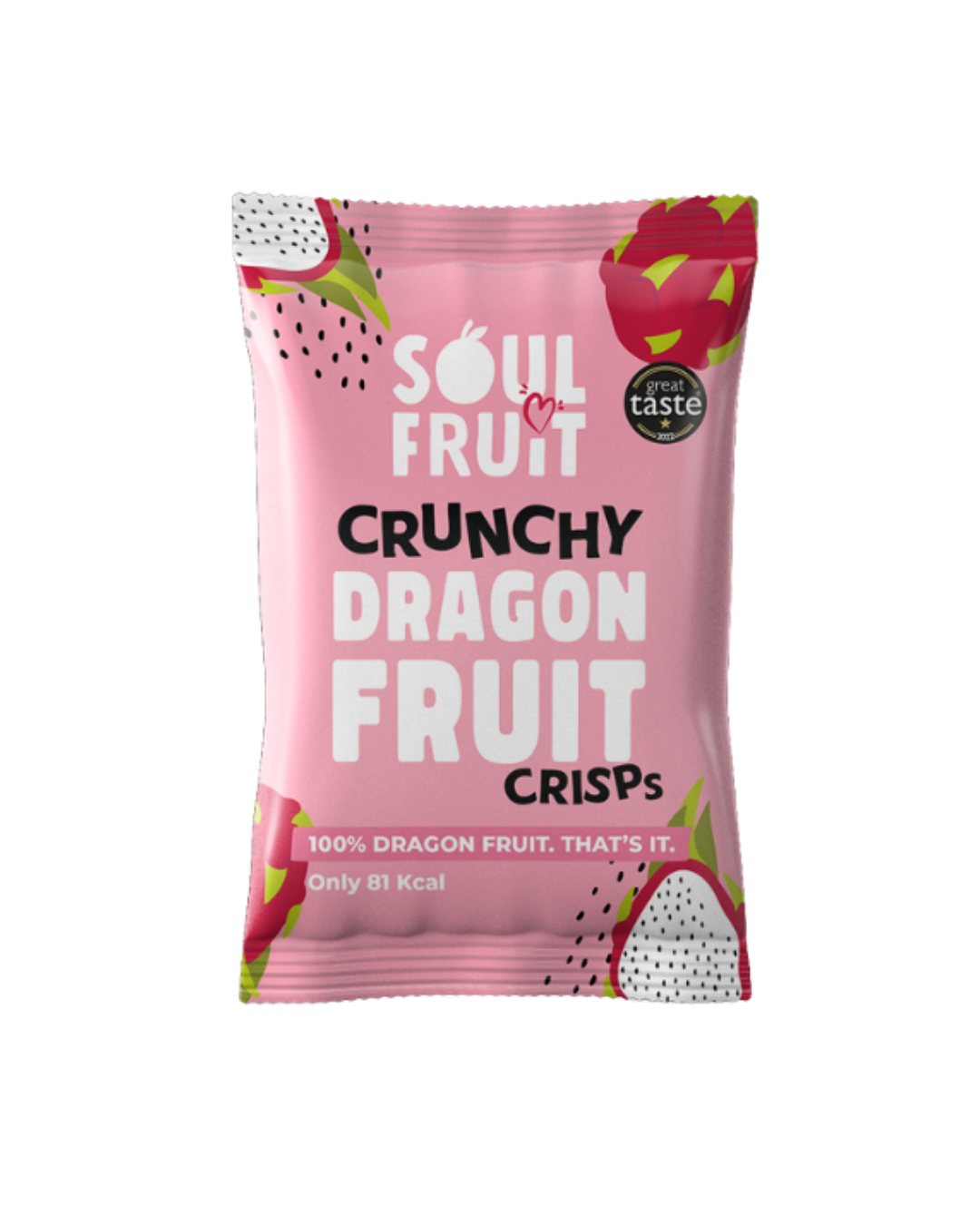 Soul Fruit Crunchy Dragon Fruit Crisps 30g