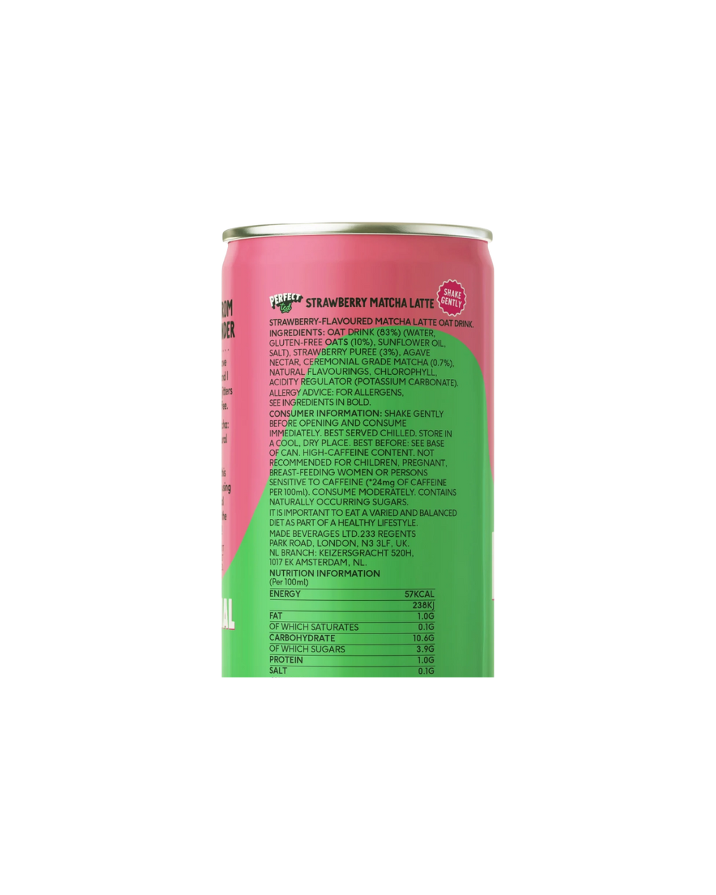 PerfectTed Strawberry Oat Matcha Latte