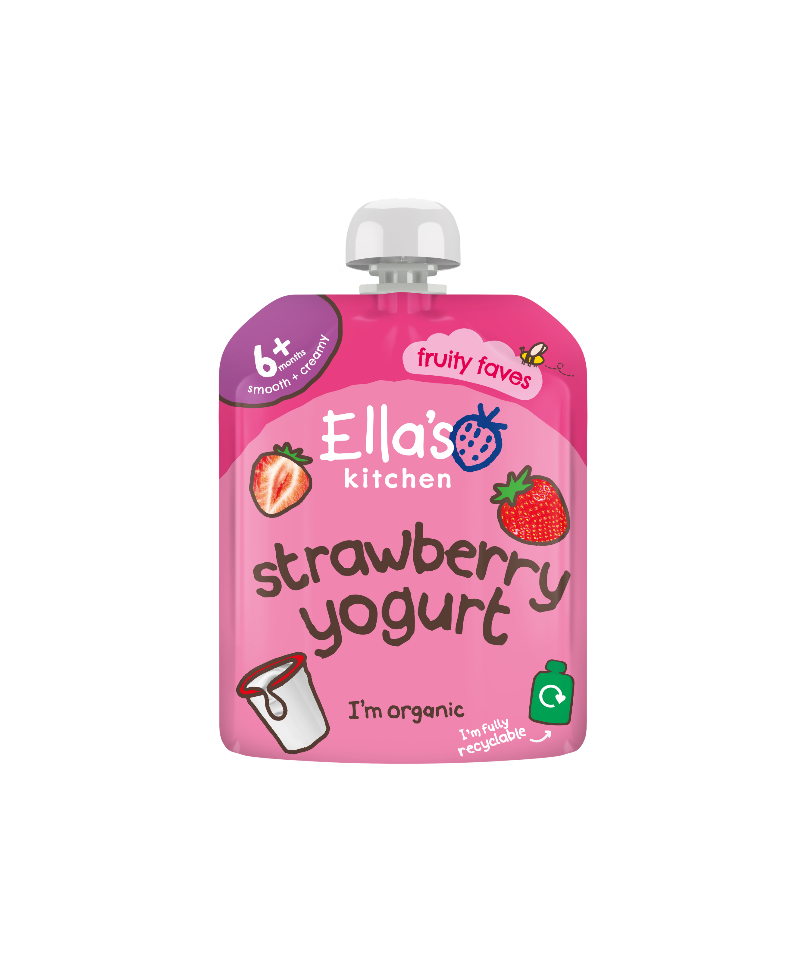 Ella's Kitchen Organic Strawberry Greek Style Yoghurt