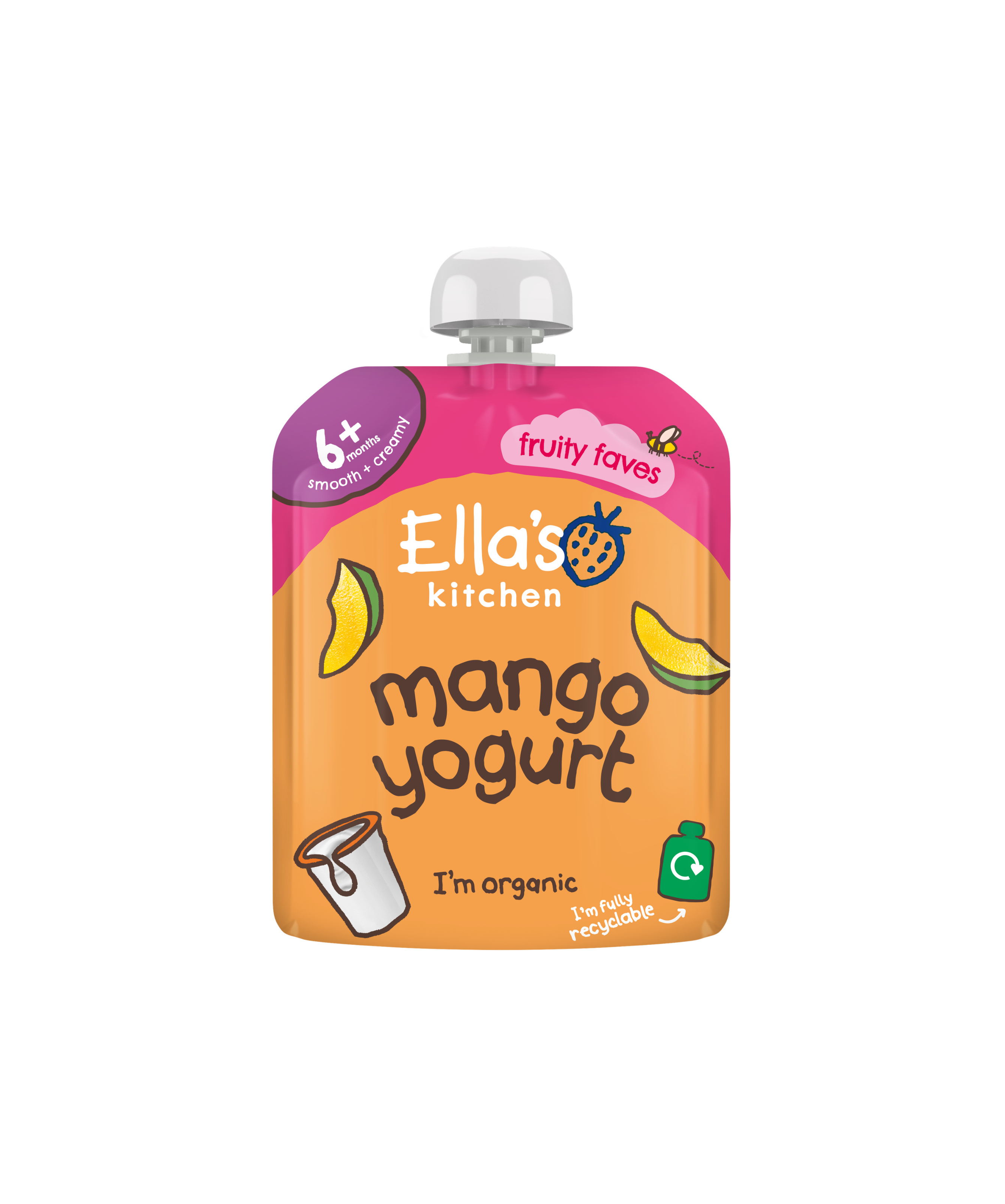 Ella's Kitchen Organic Mango Greek Style Yoghurt