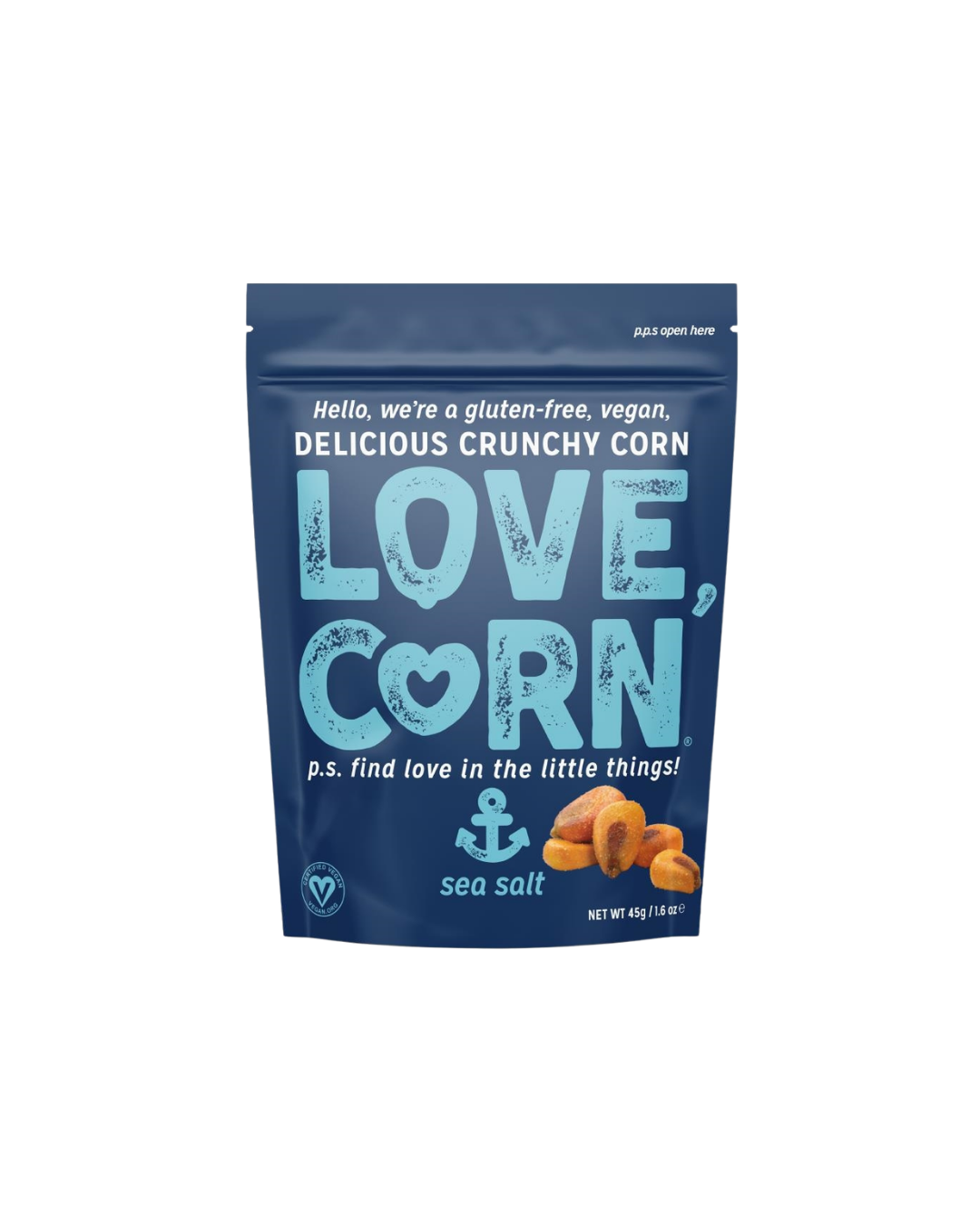 LOVE CORN Sea Salt 45g