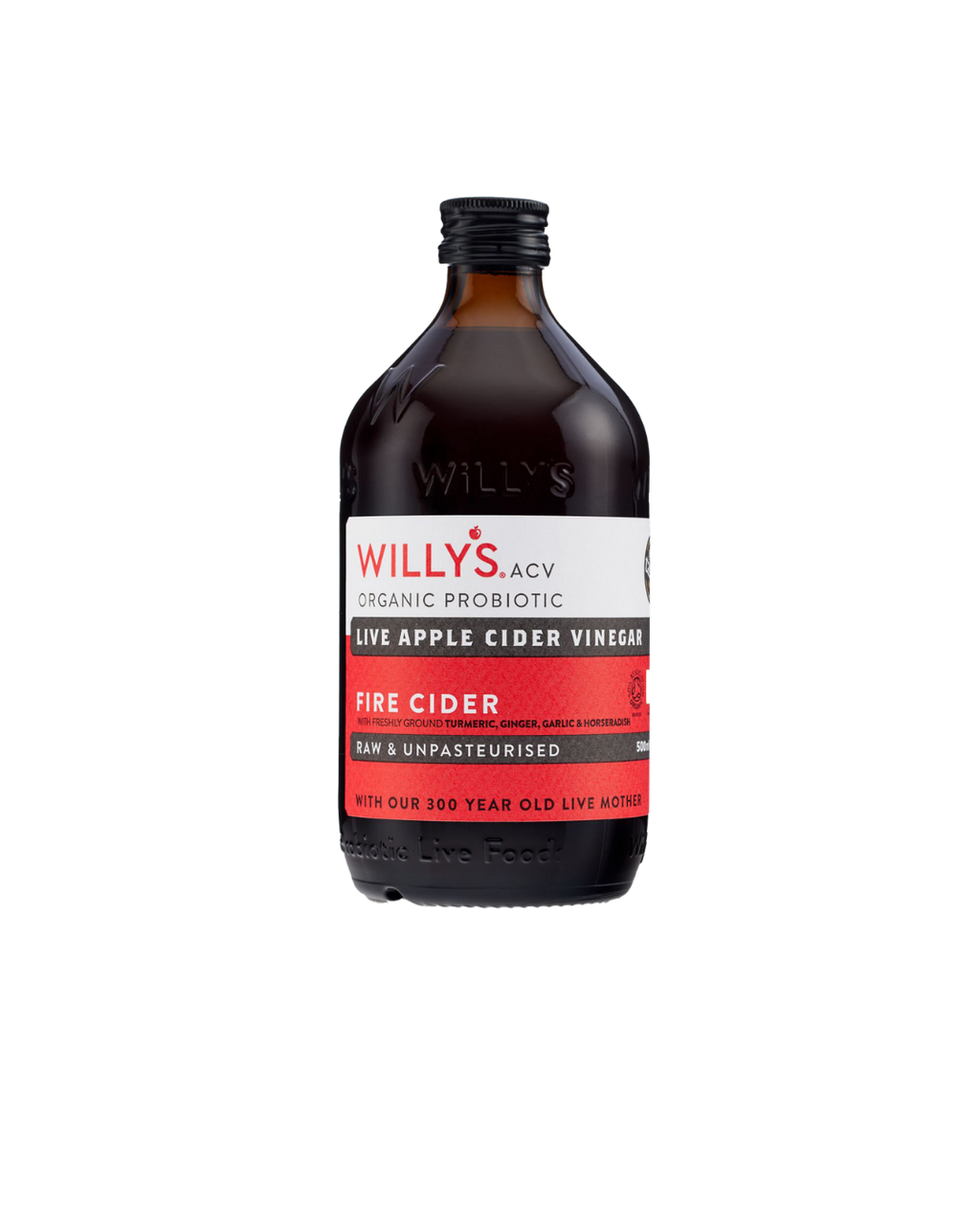 Willy's Organic Live Fire Apple Cider Vinegar