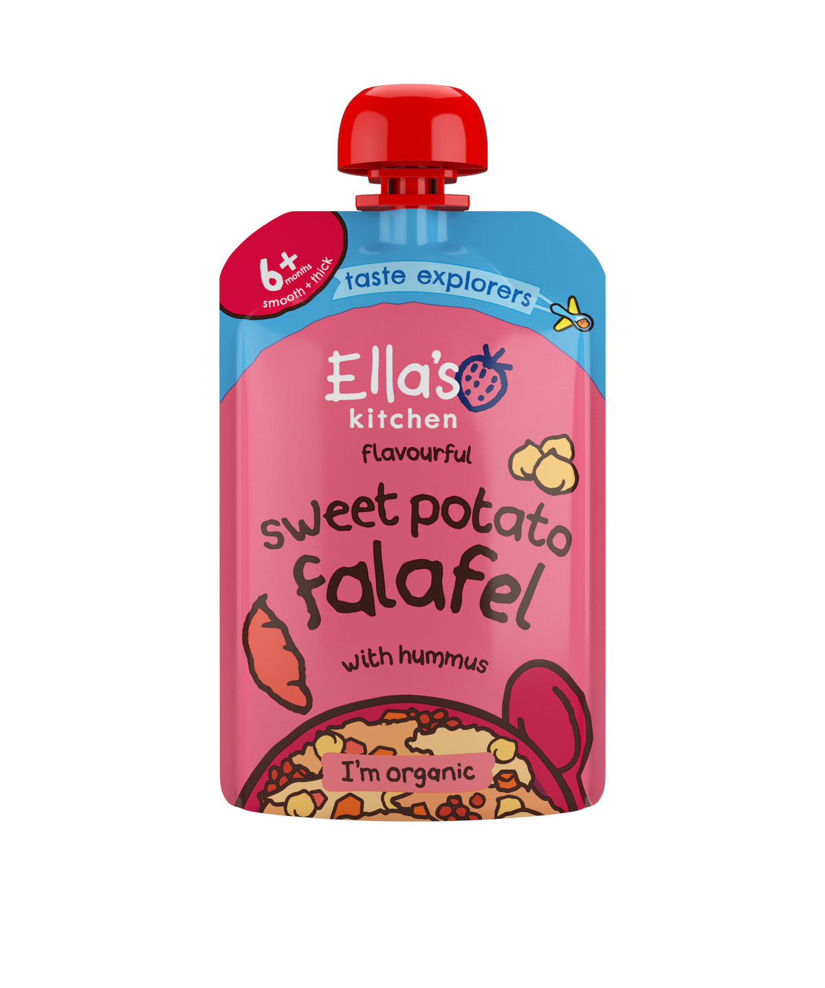 Ella's Kitchen Organic Sweet Potato Falafel with Hummus