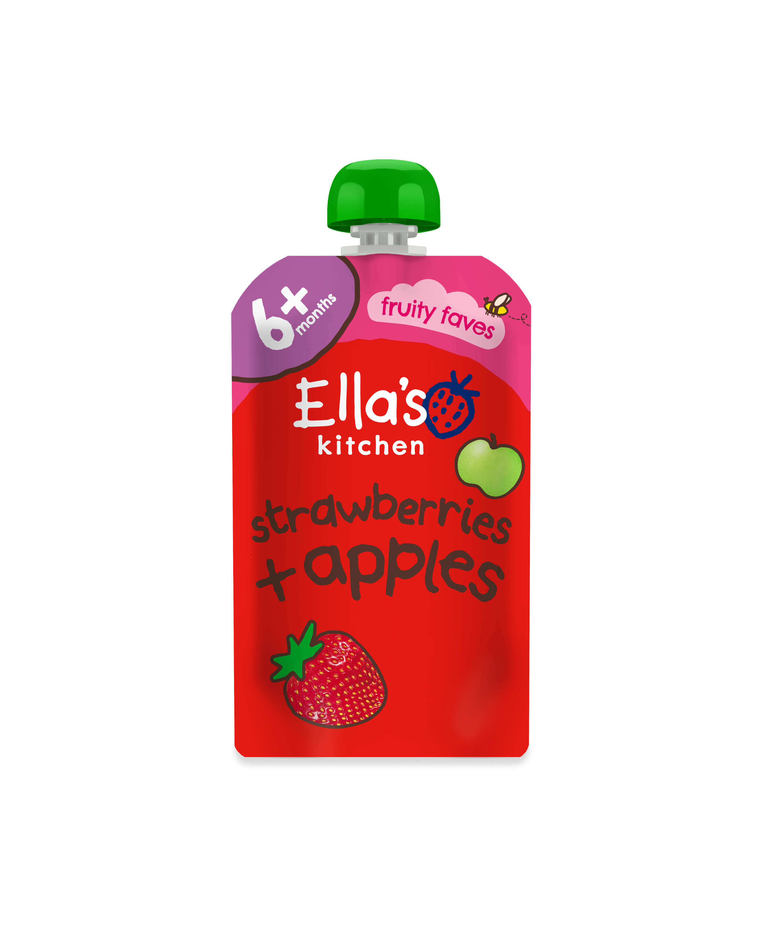 Ella's Kitchen Organic Strawberries + Apples