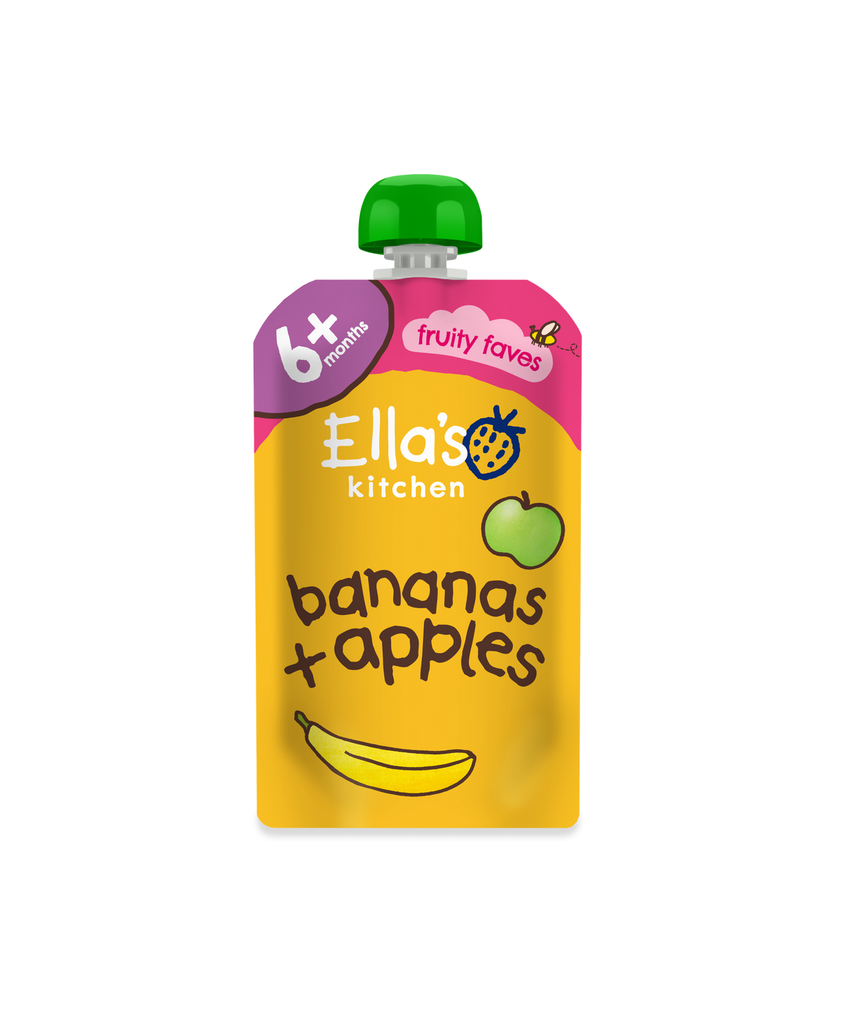 Ella's Kitchen Organic Apples + Bananas