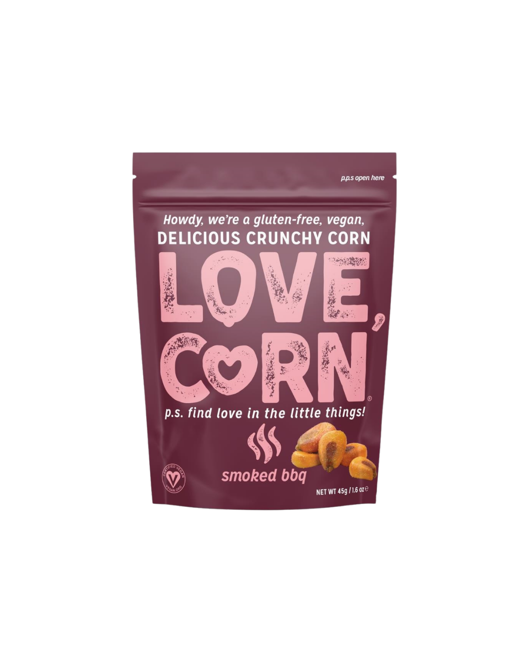 LOVE CORN Smoked BBQ 45g
