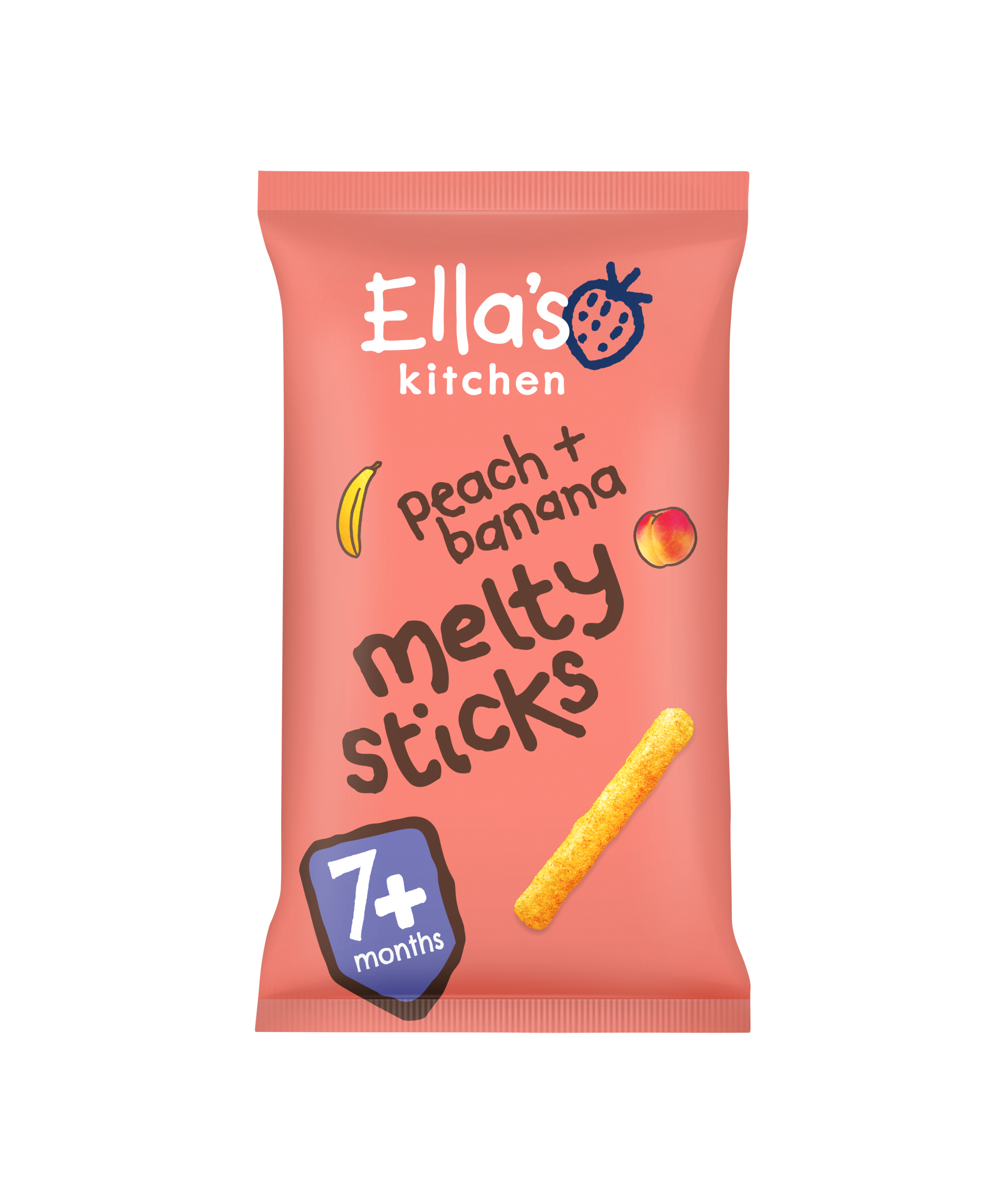 Ella's Kitchen Organic Peach + Banana Melty Sticks