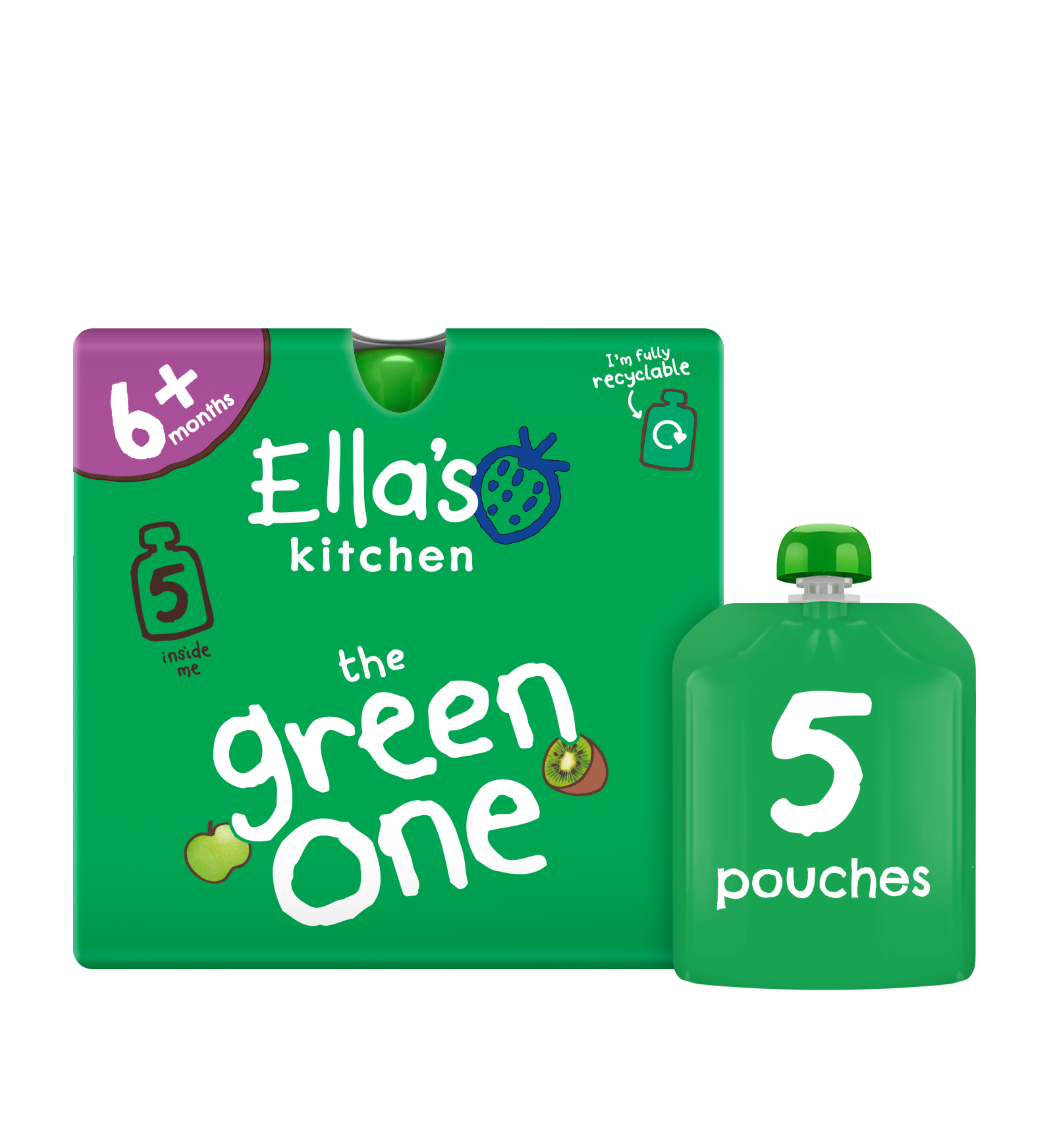 Ella's Kitchen Organic The Green One Multipack