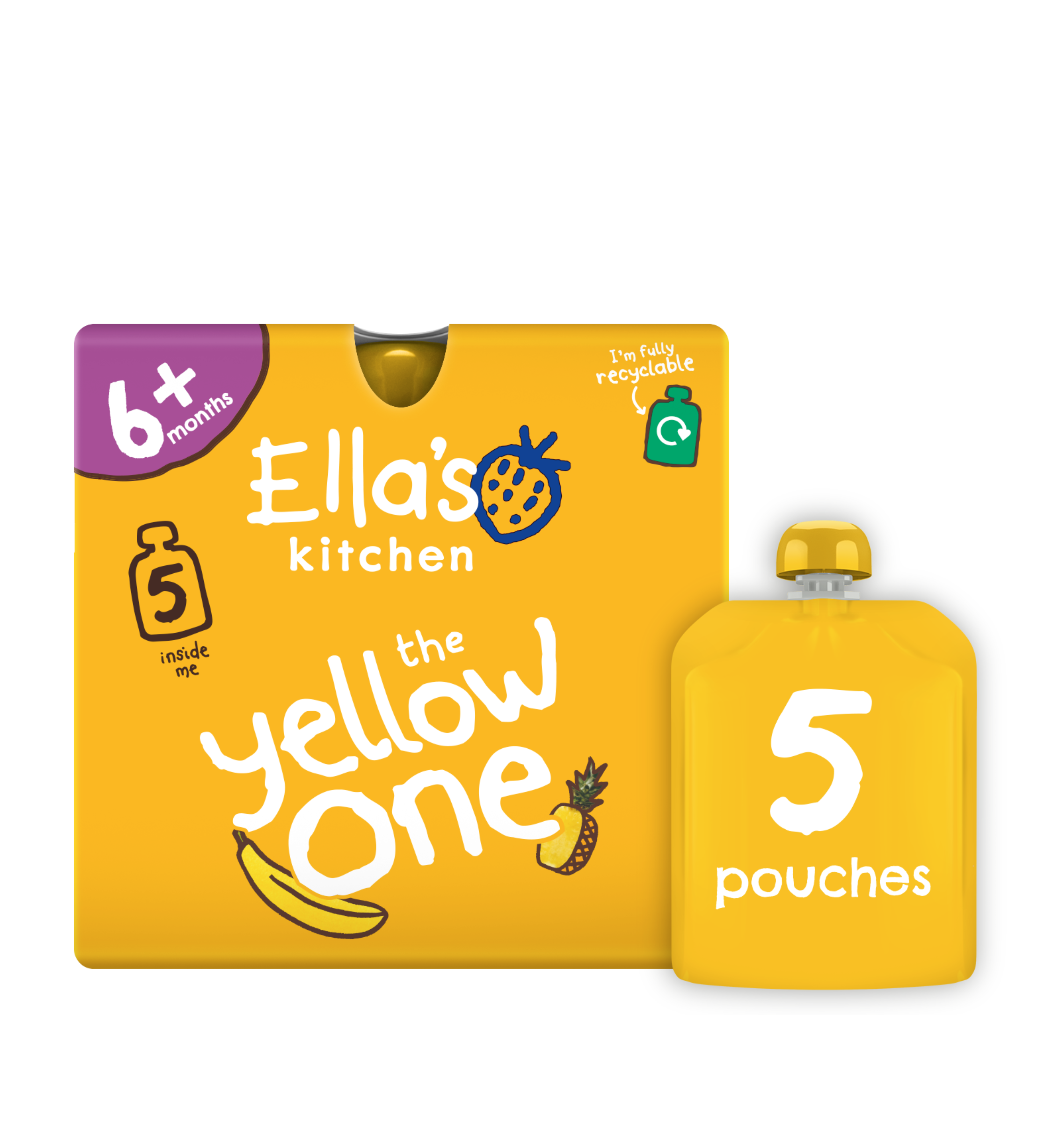 Ella's Kitchen Organic The Yellow One Multipack