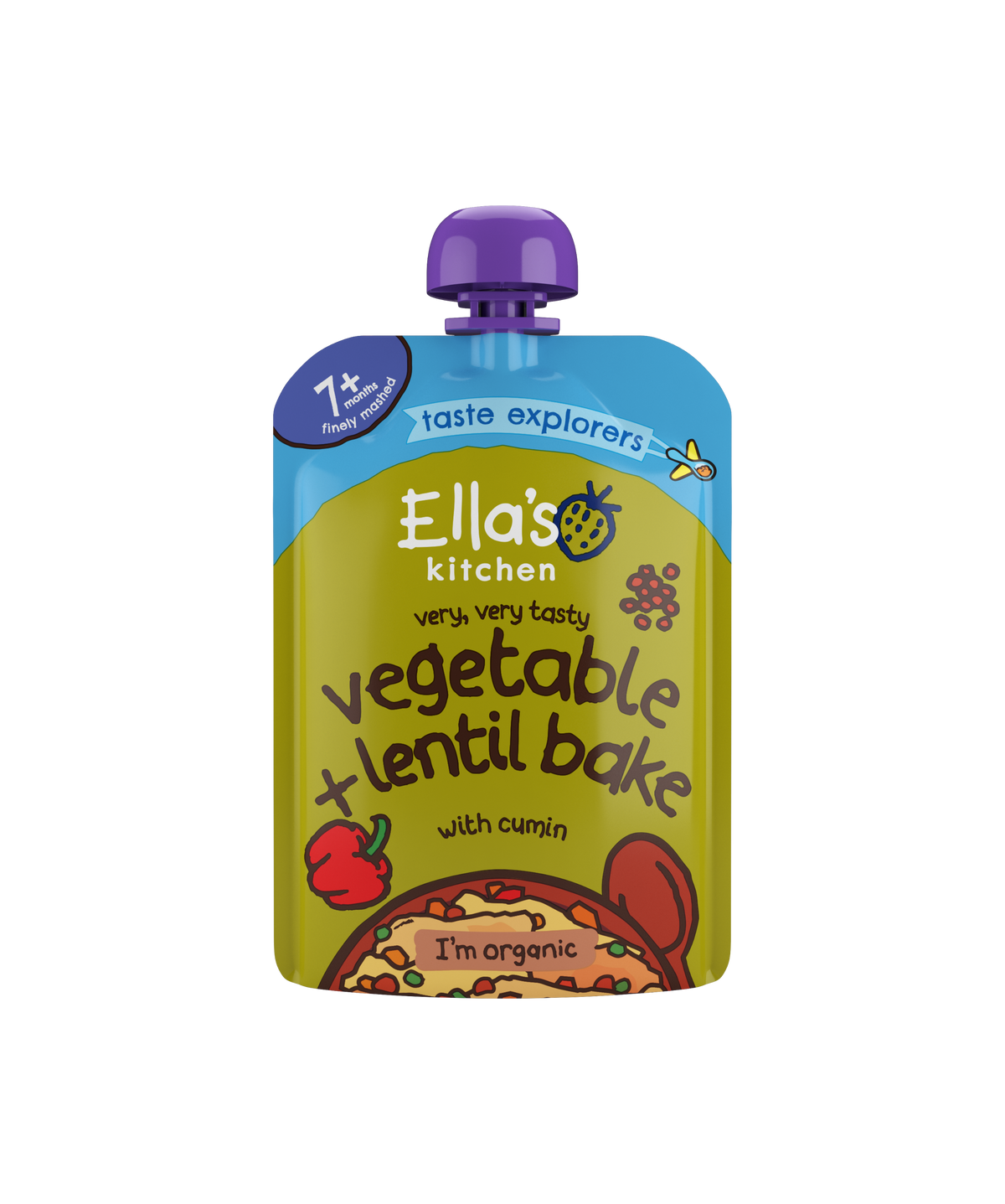 Ella's Kitchen Organic Vegetable Bake with Lentils