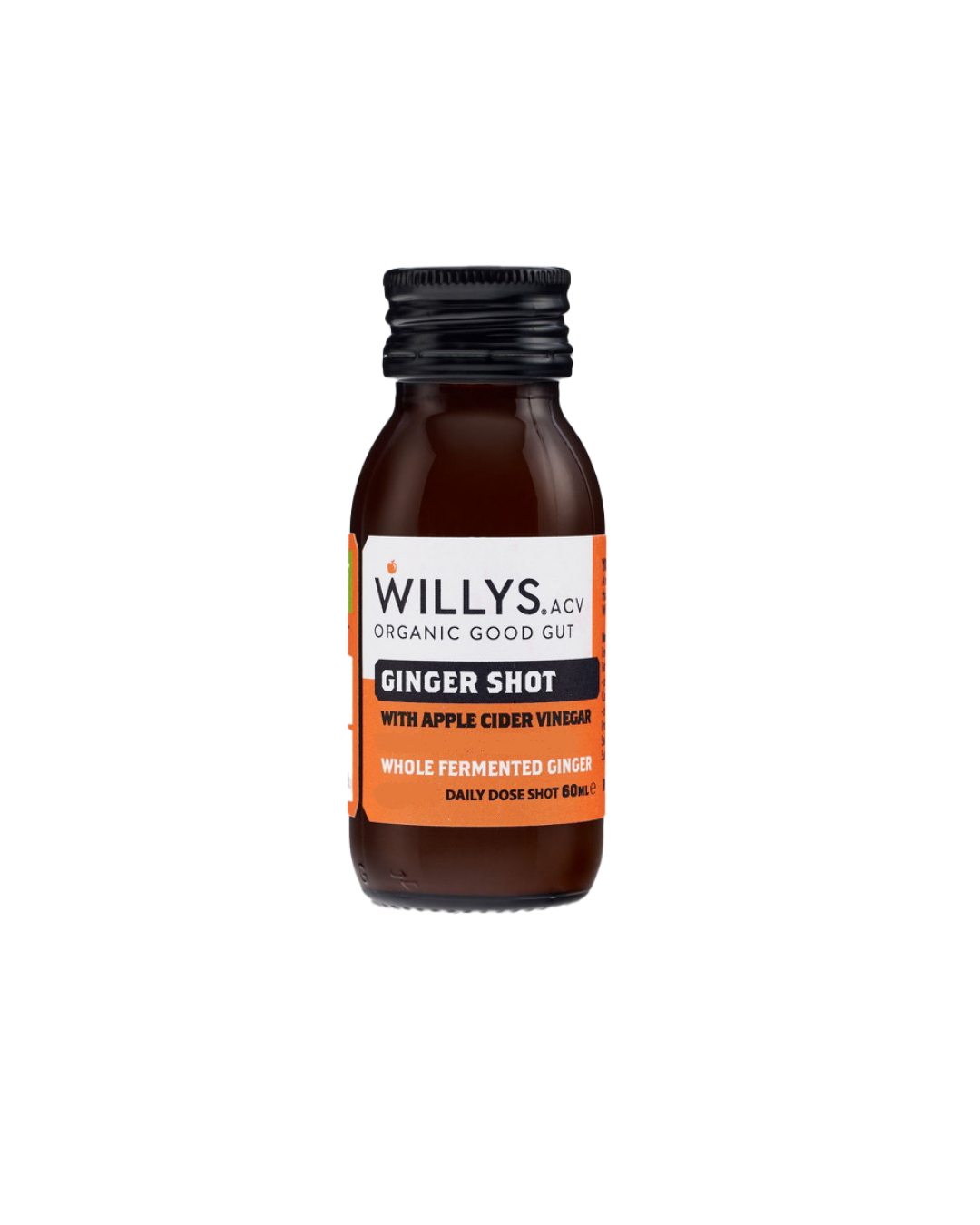 Willy's Organic Live Ginger Apple Cider Vinegar Shots