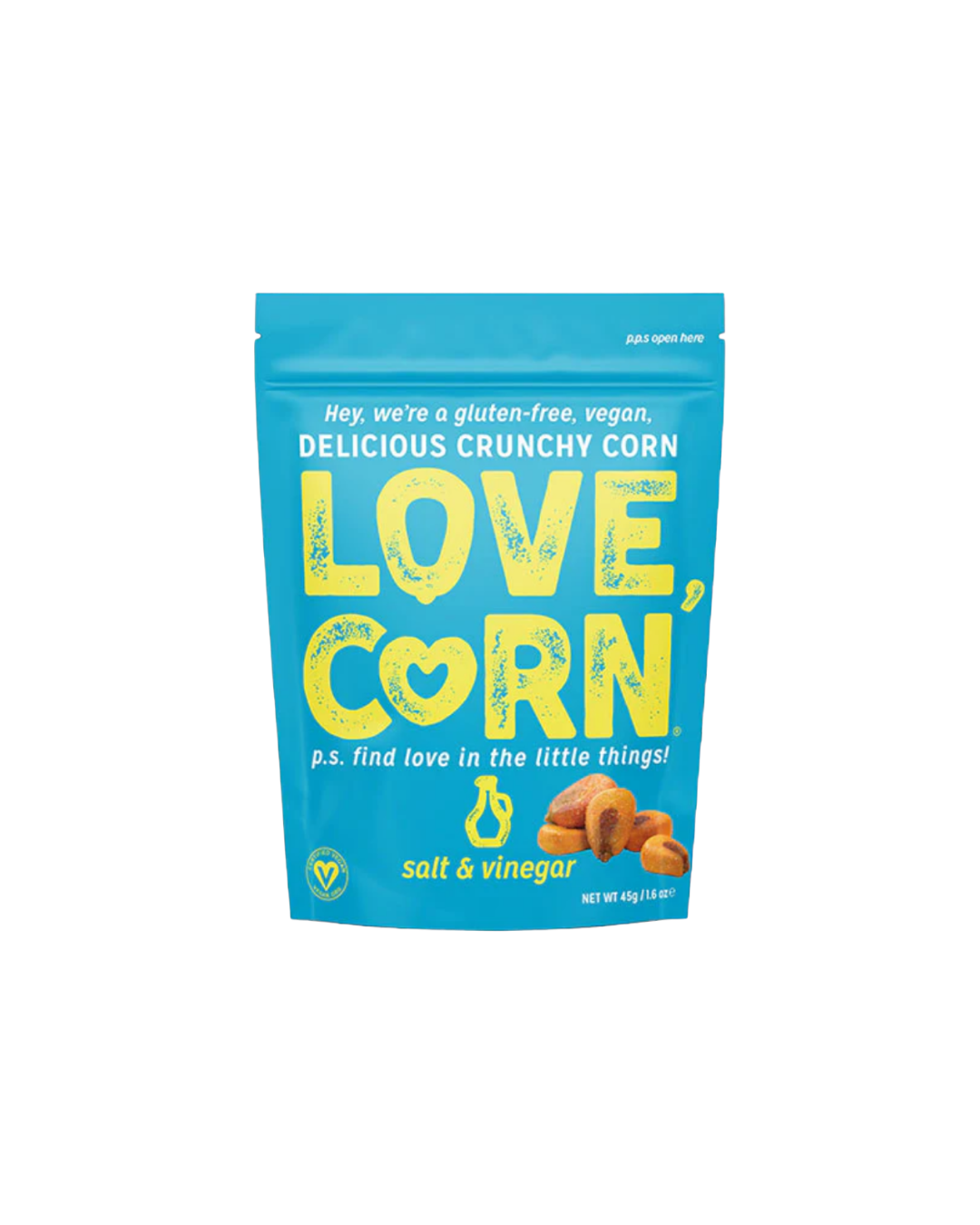 LOVE CORN Salt & Vinegar 45g