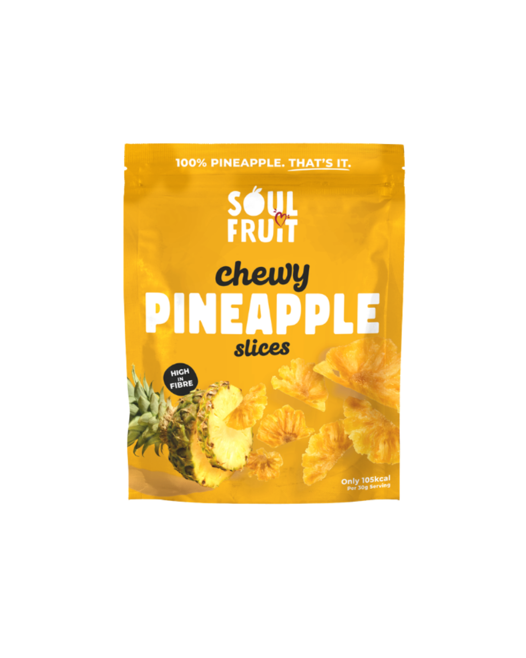 Soul Fruit Chewy Pineapple Slices Sharepack 100g