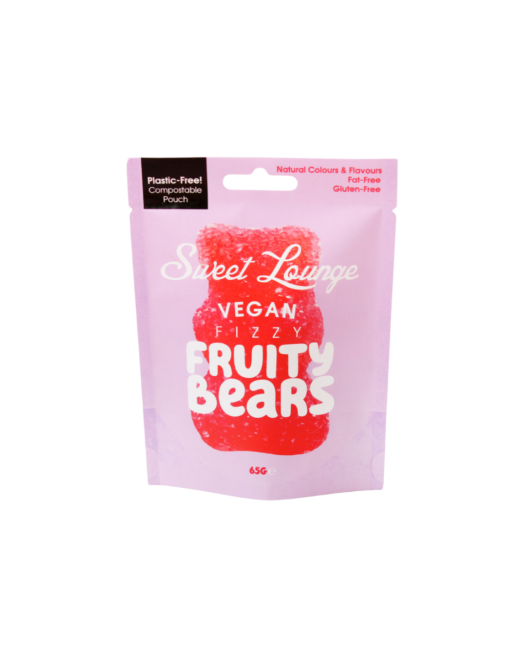 Sweet Lounge Vegan Fizzy Fruity Bears 65g