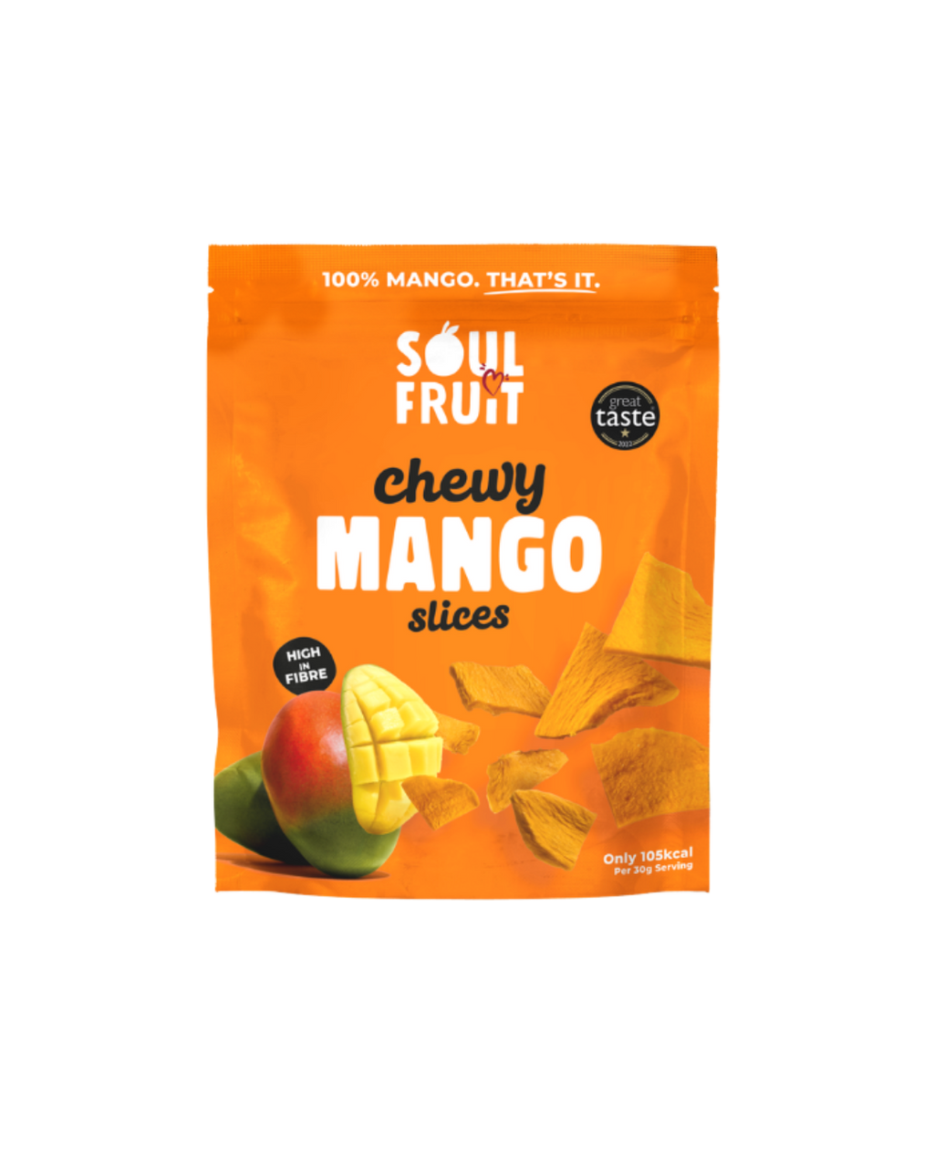 Soul Fruit Chewy Mango Slices Sharepack 100g