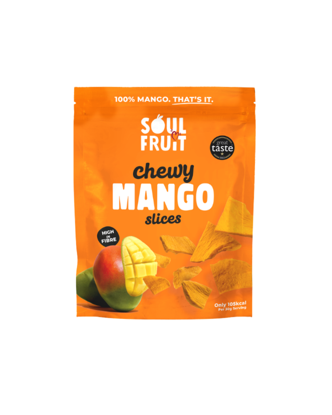 Soul Fruit Chewy Mango Slices Sharepack 100g