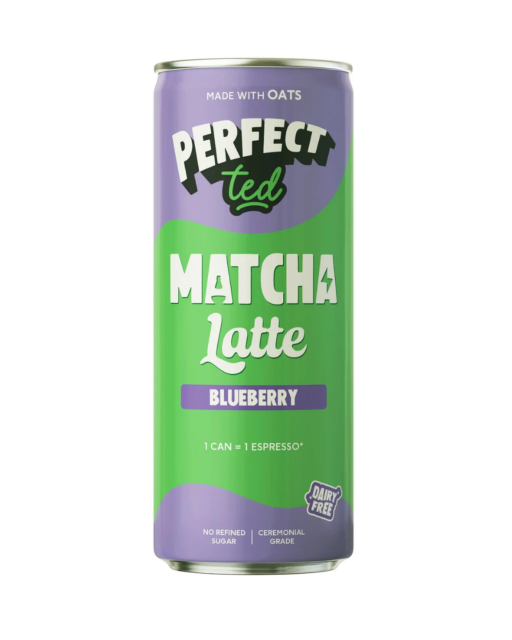 PerfectTed Blueberry Oat Matcha Latte