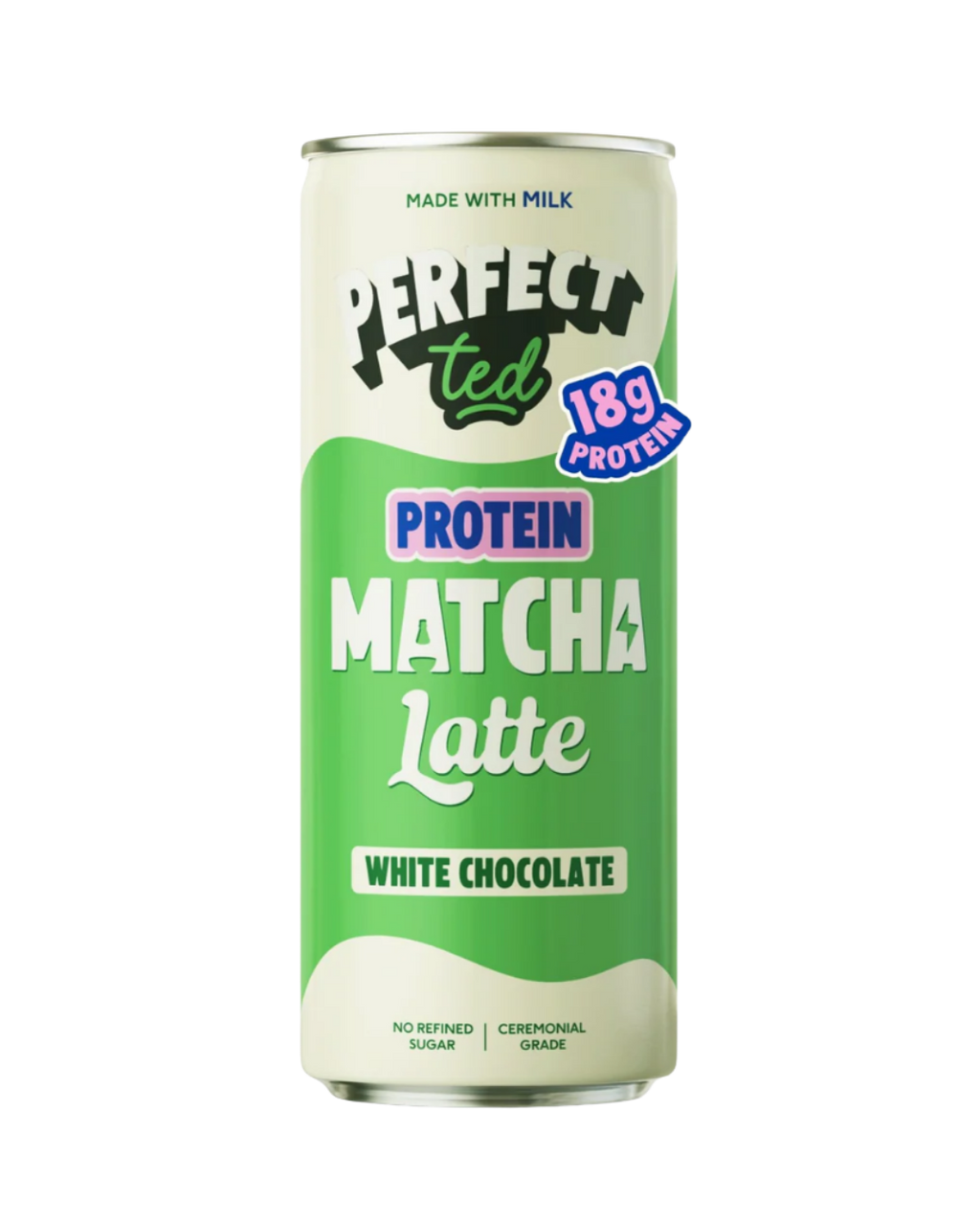 PerfectTed White Chocolate Protein Matcha Latte