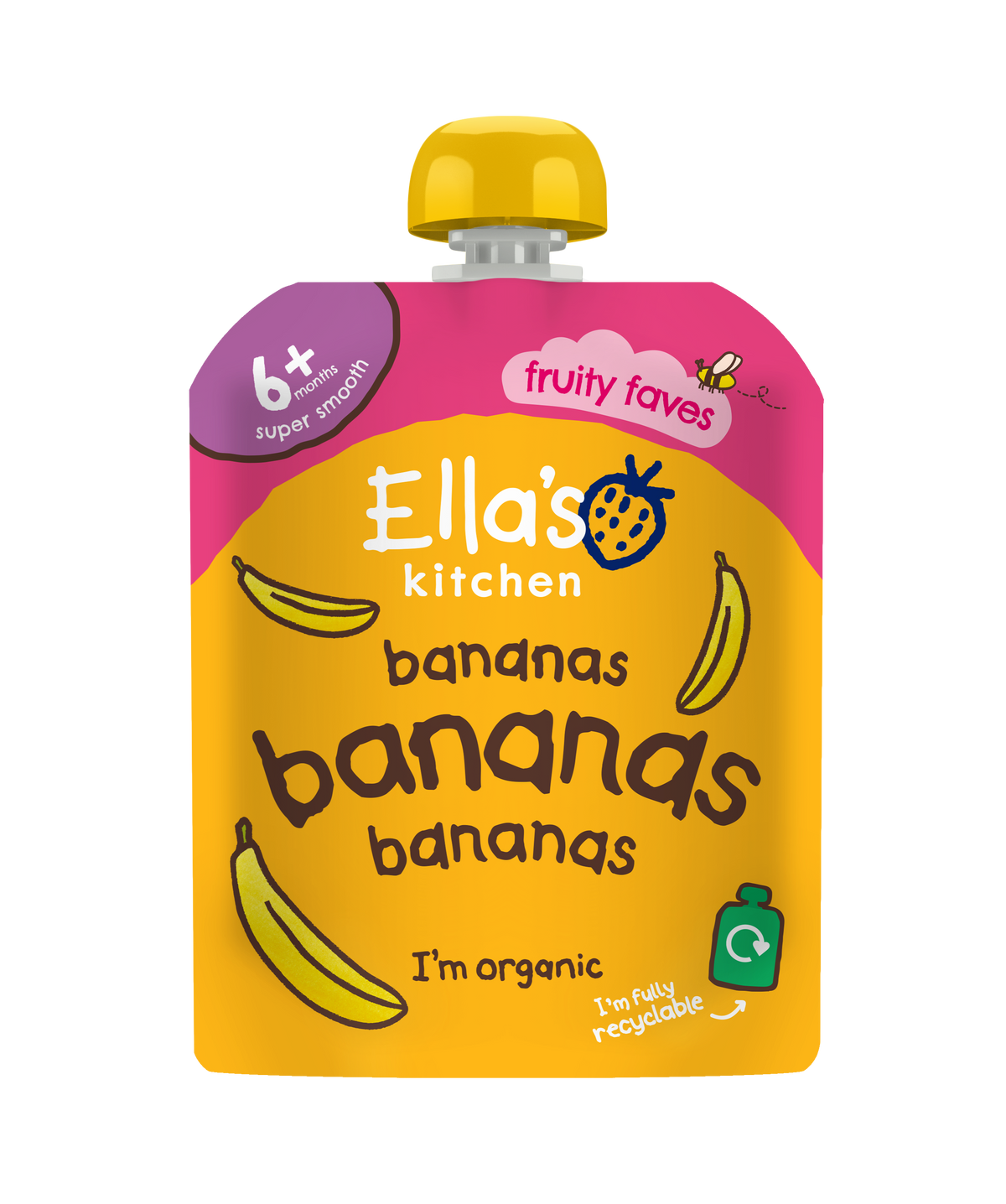 Ella's Kitchen Organic Bananas Bananas Bananas