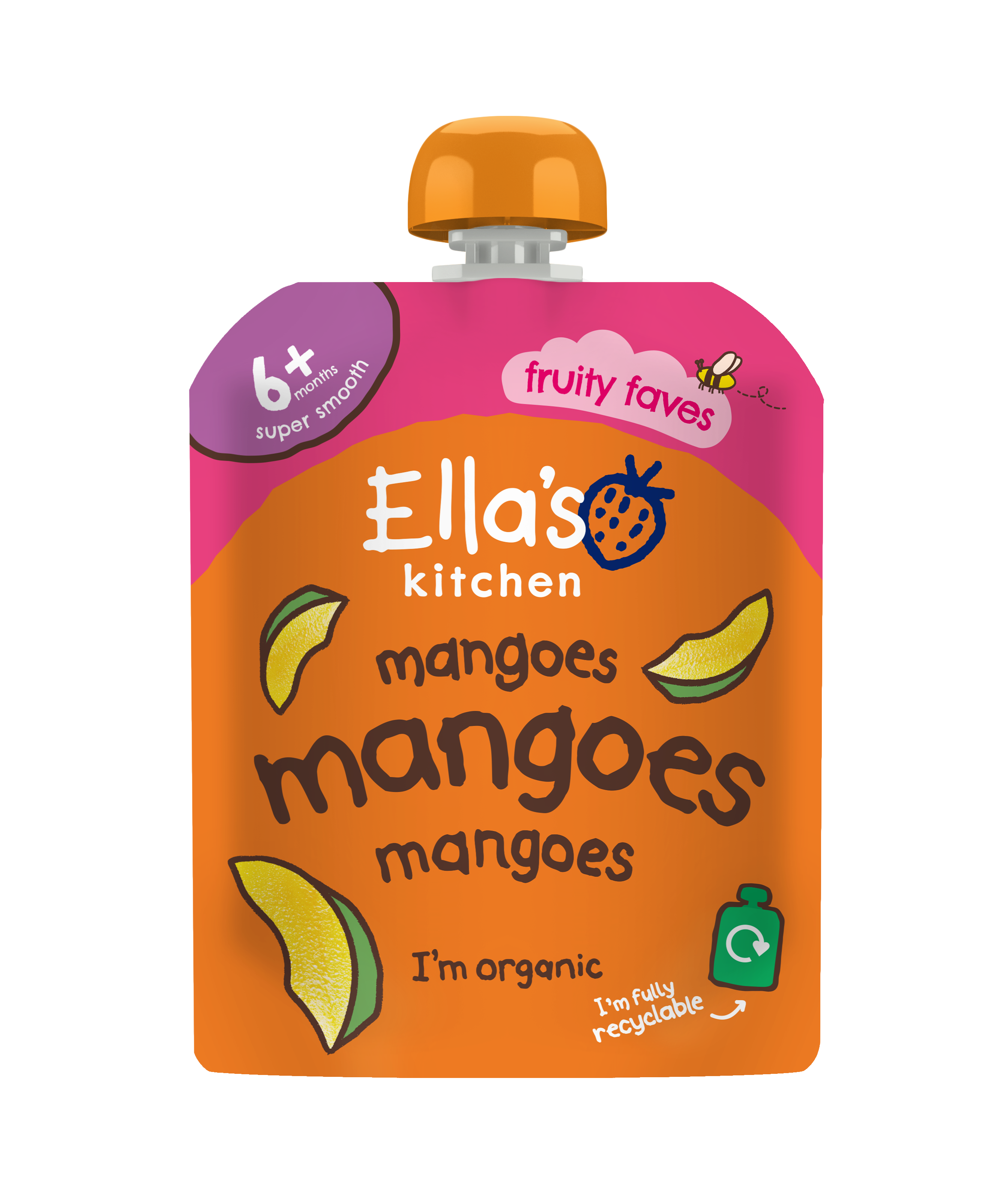 Ella's Kitchen Organic Mangoes Mangoes Mangoes