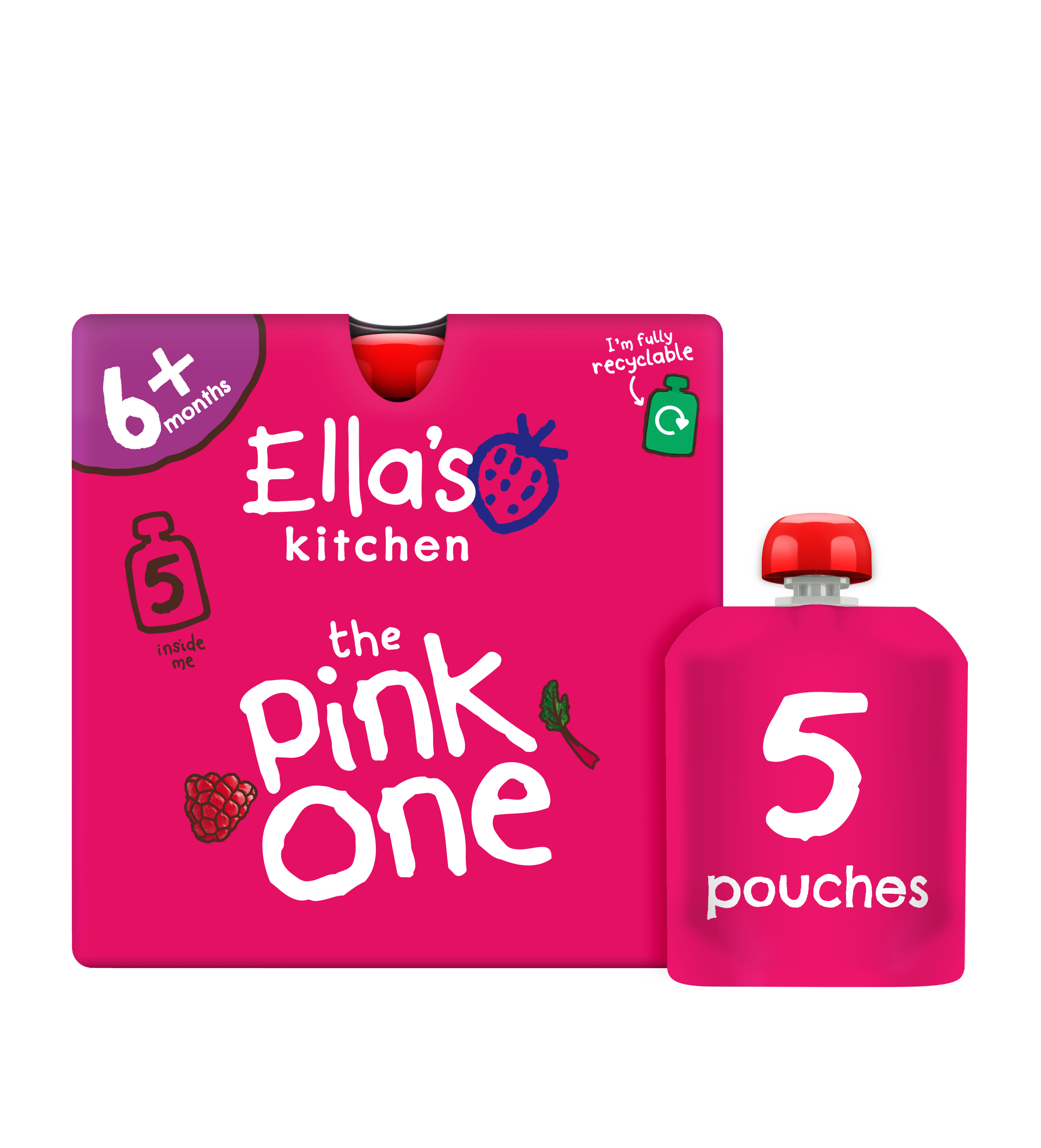 Ella's Kitchen Organic The Pink One Multipack