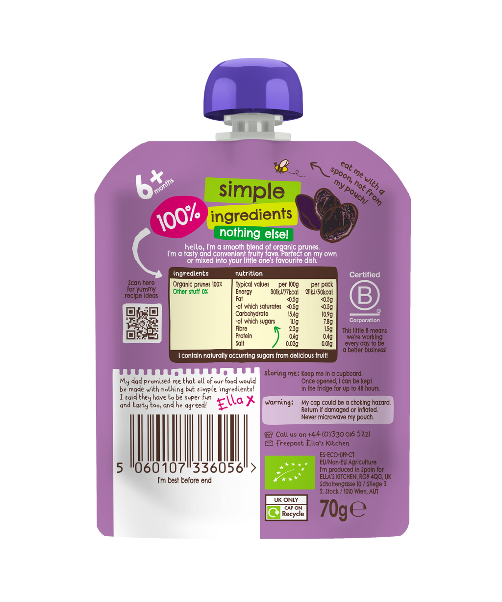 Ella's Kitchen Organic Prunes Prunes Prunes