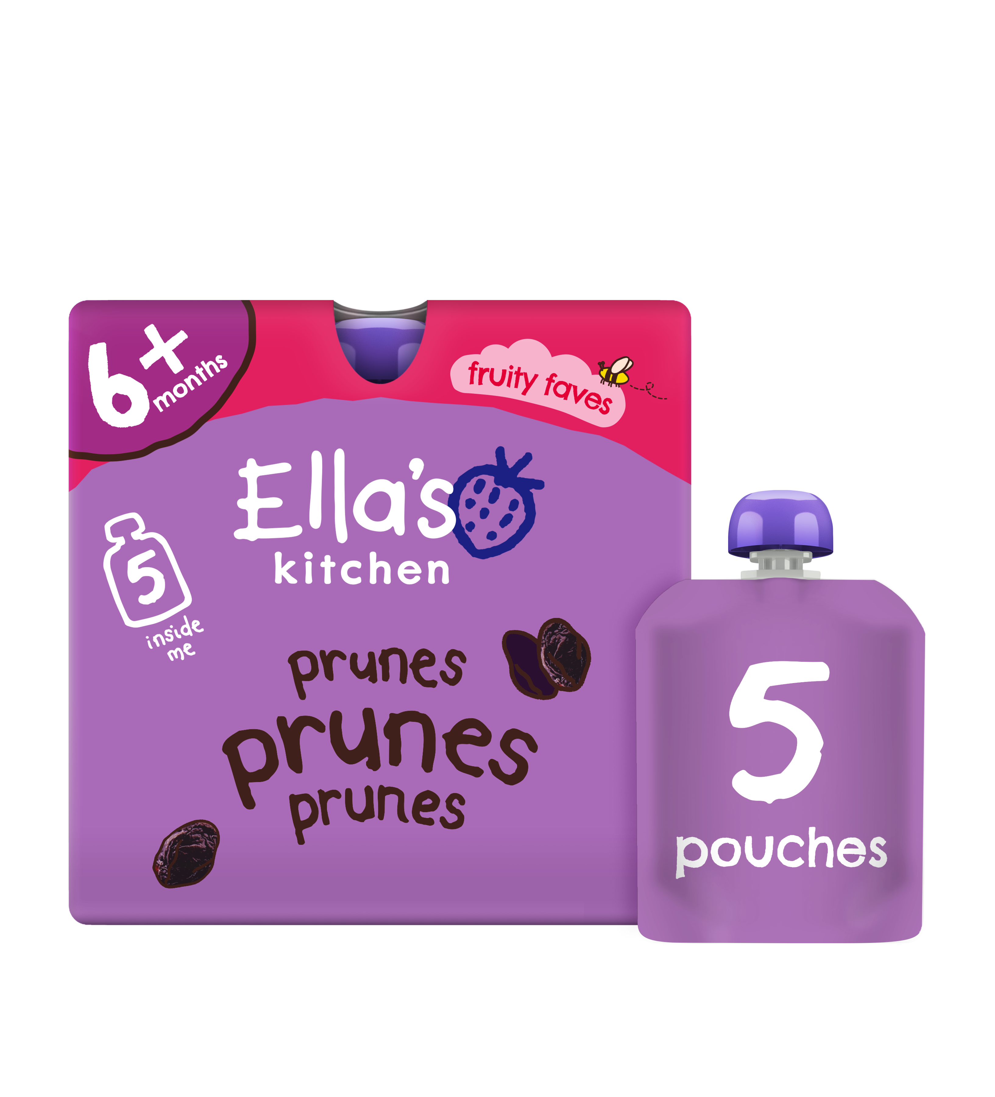 Ella's Kitchen Organic Prunes Prunes Prunes Multipack