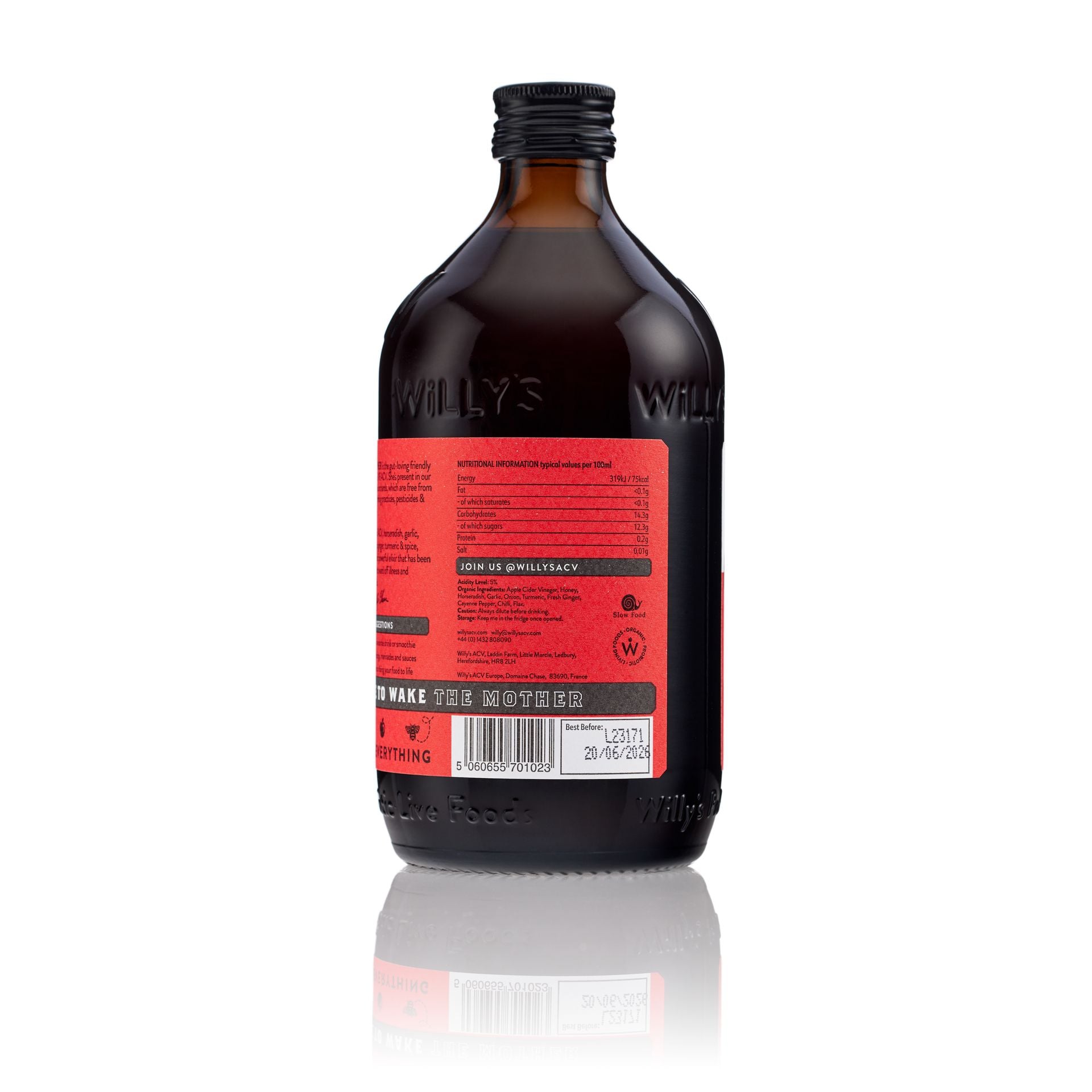 Willy's Organic Live Fire Apple Cider Vinegar