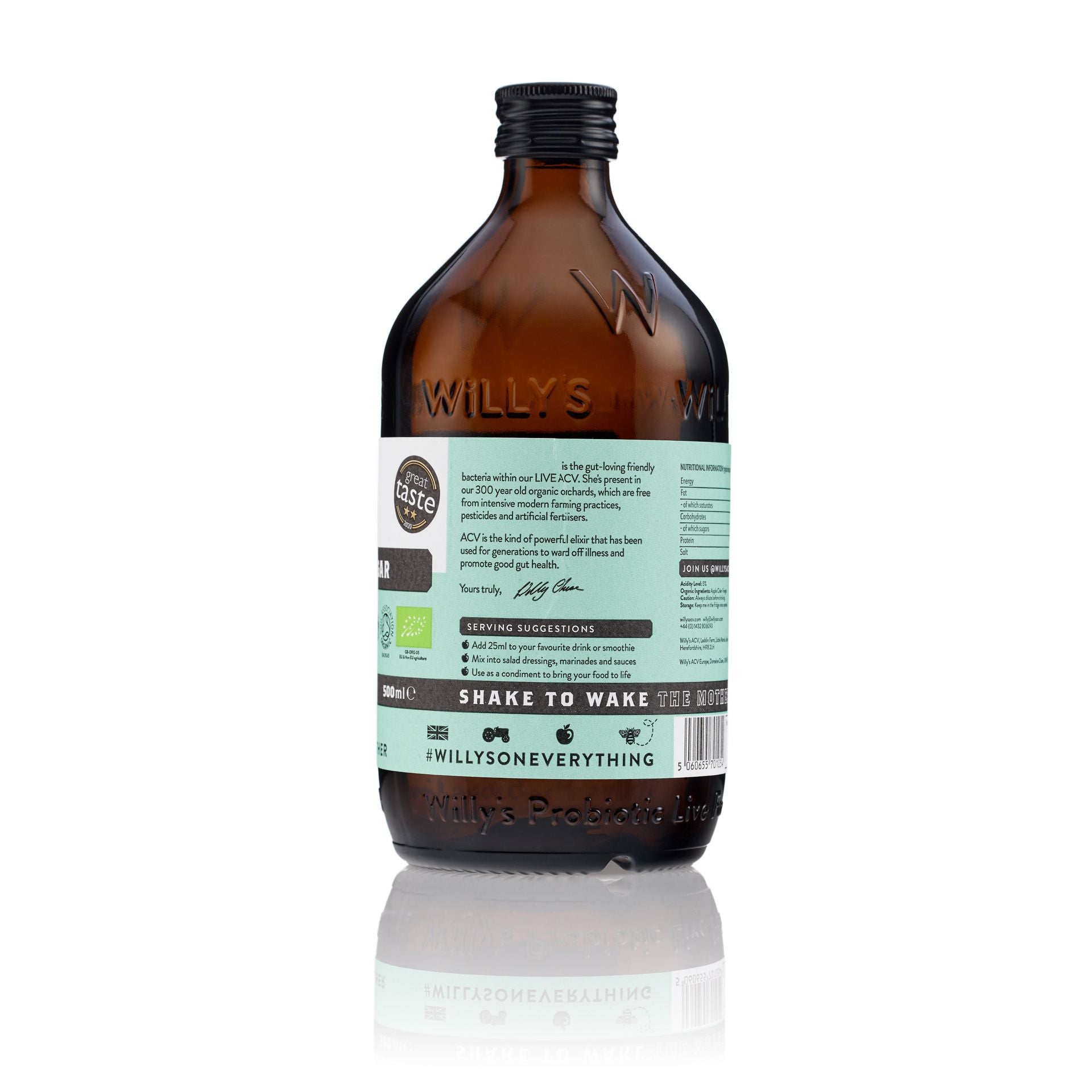 Willy’s Organic Live Apple Cider Vinegar