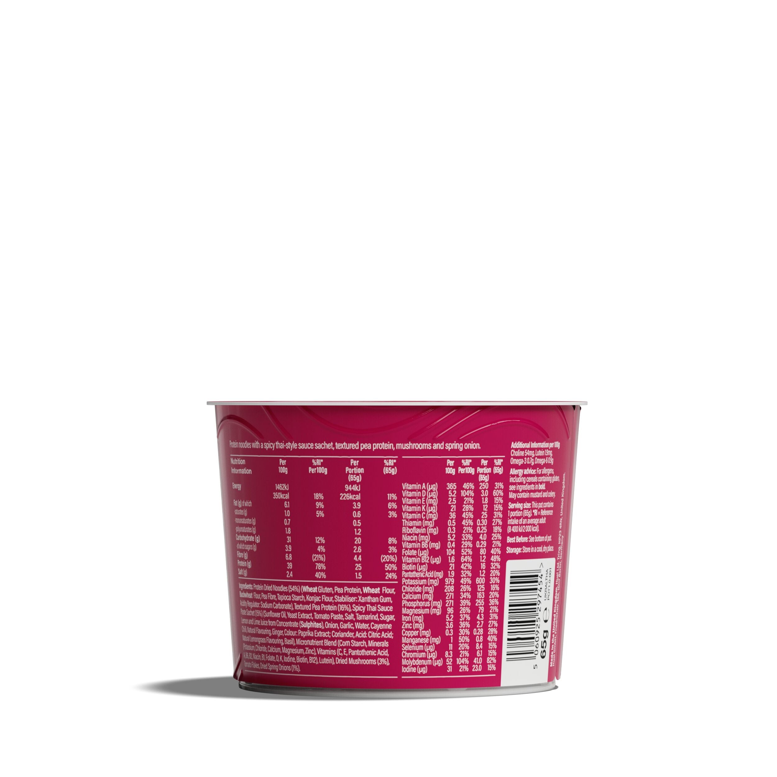 Huel Lite Ramen Spicy Thai Noodles