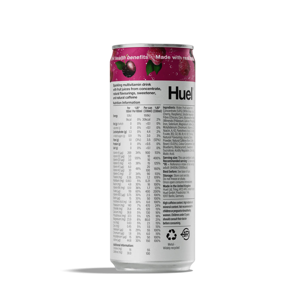 Huel Daily A-Z Vitamin Energy Drink Cherry & Raspberry