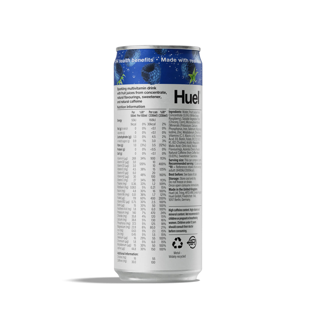 Huel Daily A-Z Vitamin Energy Drink Blue Raspberry